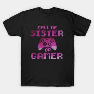 Retro gamer girl t-shirt design T-Shirt